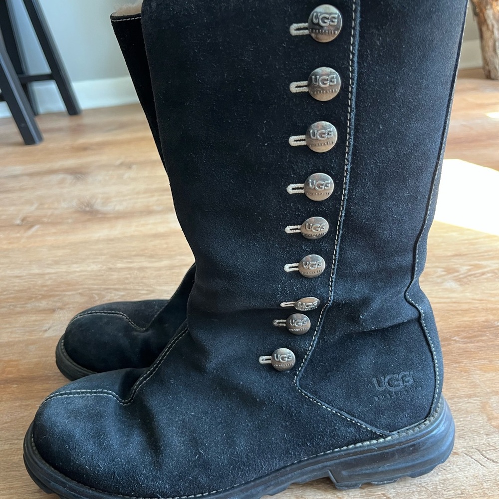 UGG Women's Black Suede Boots